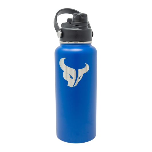 32 Oz Mountain View Water Bottle - Blue