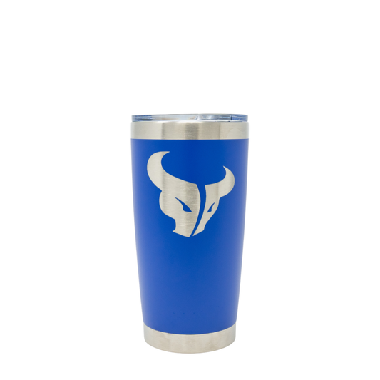 24 Oz Mountain View Water Bottle - Blue
